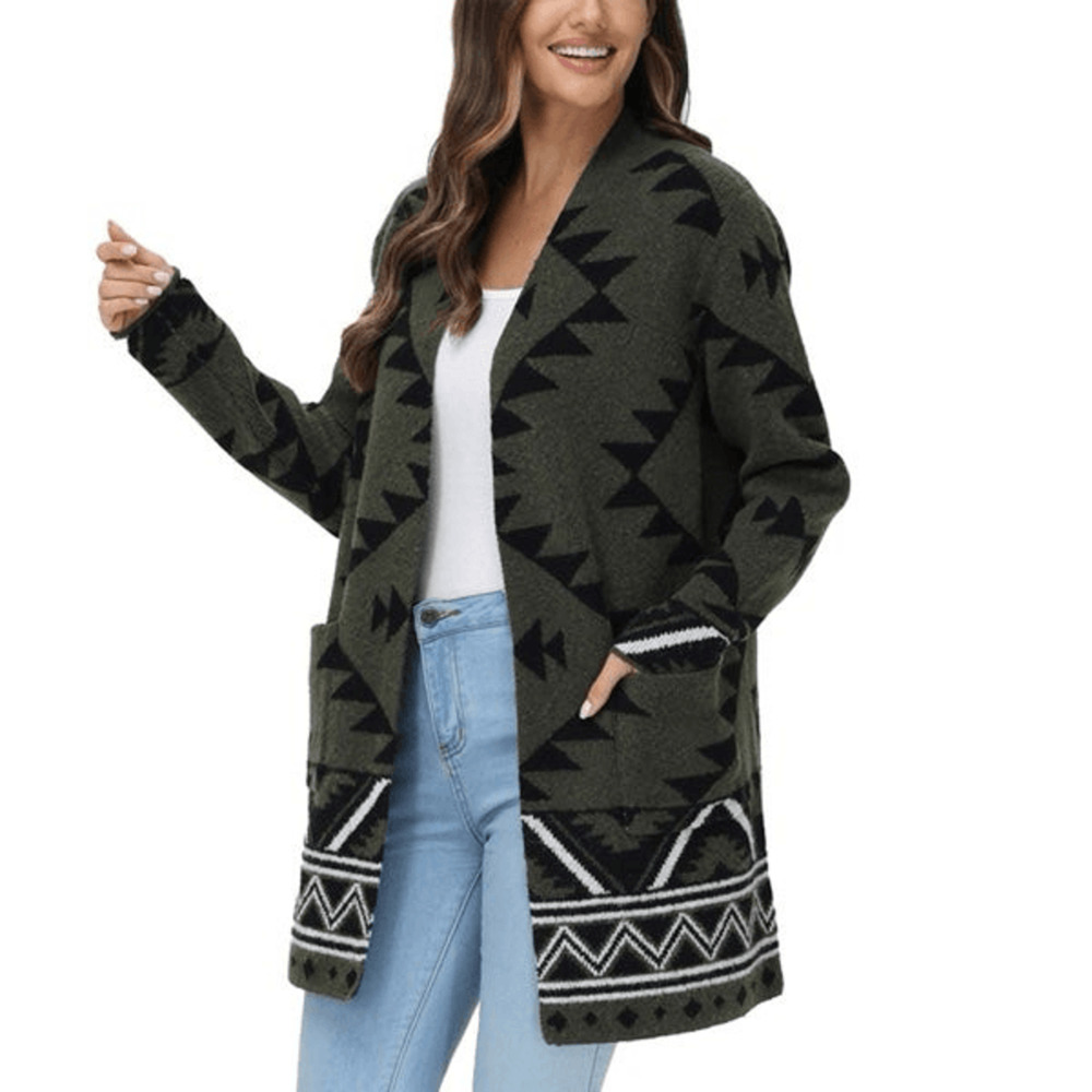 Frye Ladies' Patterned Cardigan Sweater - Picture 2 of 6